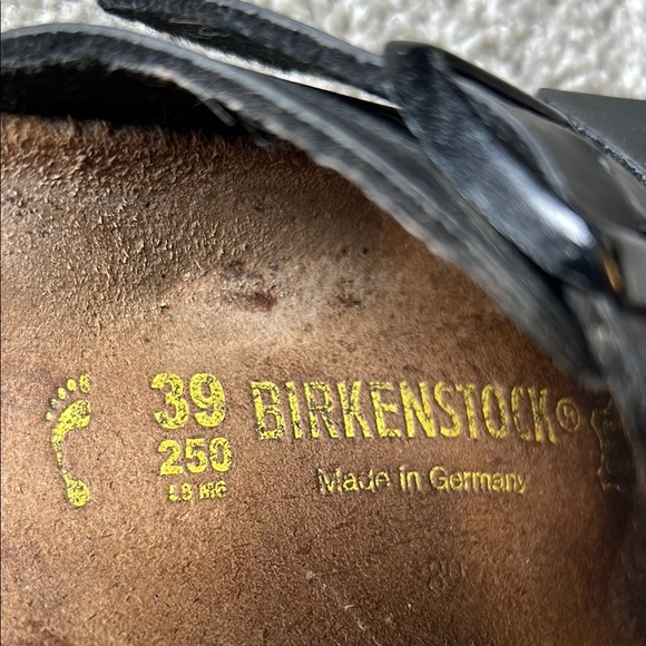 Birkenstock Black Sandals with Contoured Cork Footbed - Picture 5 of 5